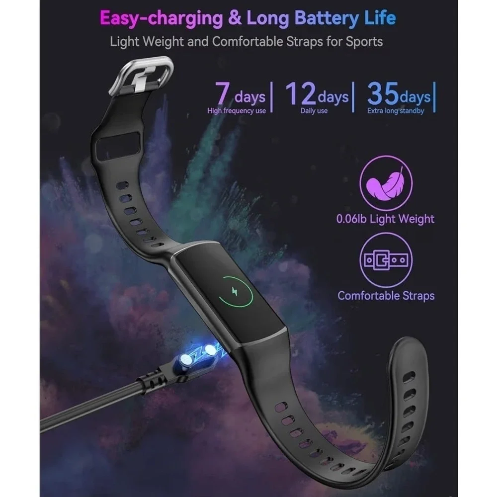 New Smart Watch Fitness Tracker with 24/7 Heart‎ Rate, Oxygen, & Blood Pressure